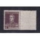 ARGENTINA 1924 GJ 596CD ESTAMPILLA CON COMPLEMENTO NUEVA MINT U$ 52,50